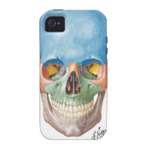 Netter-Schädel iPhone Fall Case-Mate iPhone 4 Hülle