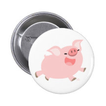 Nettes Cartoon-Schweinknopf-Abzeichen Button