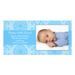 Neue Baby-Foto-Mitteilungs-Karte Photogrußkarten