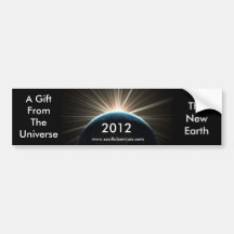 neue Erde, 2012, TheNewEarth, ein Geschenk vom U… Autosticker