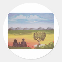 Neue Familie Runde Sticker
