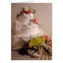 Neue Hochzeitstorte des Bild-99 Karte