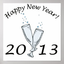 Neue Jahre 2013 Posterdruck