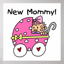 Neue Mama-Baby-Geschenke Posterdrucke