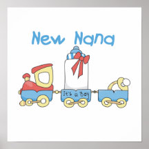Neue Nana - Zug-Geschenke Plakatdruck