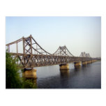 Neue Sino-Koreanische Freundschafts-Brücke über de Postkarte