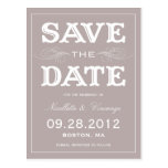 NEUE VINTAGE %PIPE% SAVE THE DATE MITTEILUNG POSTKARTE