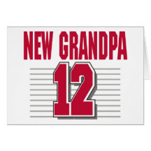 Neuer Großvater 2012 Grußkarte