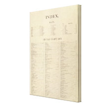 Neuer kommerzieller Atlas des Index Galerie Gefaltete Leinwand