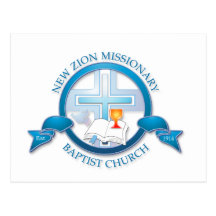 neuer zion Missionsbaptistenkirche Postkarte