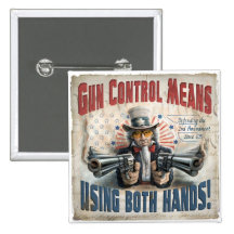 Neues Gewehr berichtigt Gang Anstecknadelbuttons