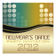 Neues Jahr-Verein DJ tanzen Party Einladung