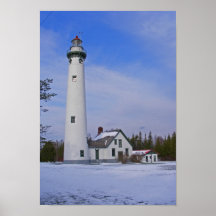 Neues Presque Insel-Leuchtturm-Plakat