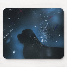 Neufundland-Hundemalerei Mousepad