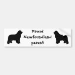 Neufundland-Silhouette Auto Sticker