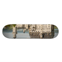 Neuschwanstein - feenhaftes Schloss Bedrucktes Skateboard