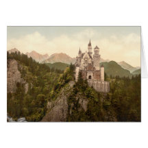 Neuschwanstein-Schloss, Bayern, Deutschland Karten