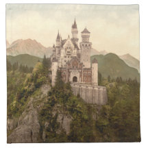 Neuschwanstein-Schloss, Bayern, Deutschland Servietten