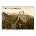 Neuschwanstein-Schloss, Bayern, Deutschland Visitenkartenvorlage