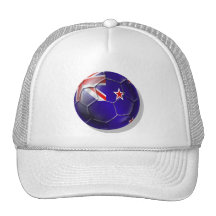 Neuseeland aller Weißkiwi-Flagge Ball Trucker Mützen