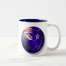 Neuseeland aller Weißkiwi-Flagge Ball Tasse