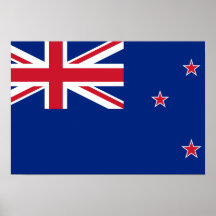 Neuseeland-Flagge Posterdrucke