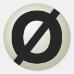 Neutrois Symbolaufkleber