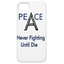 Never Fighting Until Die iPhone 5 Cover