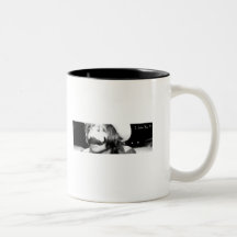 Never shout never kaffee tasse