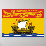 New-Brunswick Flagge Plakatdrucke