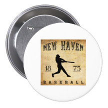 New-Haven Connecticut Baseball 1875 Buttons