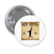 New-Haven Connecticut Basketball 1896 Anstecknadelbutton
