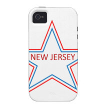 New Jersey in a star. iPhone 4 Cover