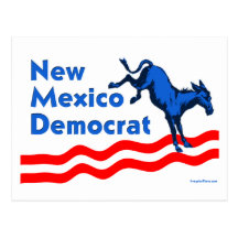 New Mexiko-Demokrat-Postkarten