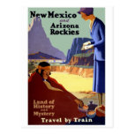 New-Mexiko und Arizonas Rockies Vintage Reise Postkarte