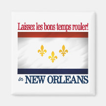 New Orleans - lassen Sie die gute Zeitrolle! Kühlschrankmagnete
