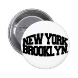 New York Brooklyn Buttons