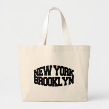 New York Brooklyn Leinentasche