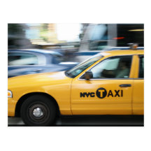 New York Cab Postkarten