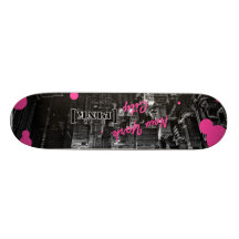 New York City [Rosa] Individuelle Skatedecks