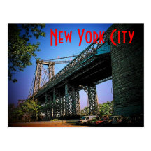 New- York Citybrücken-Postkarte