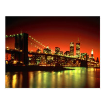 New- York Citylichter Postkarten