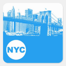 New- York Cityplakat Aufkleber