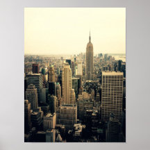 New- York CitySkyline-Stadtmitte, klein Plakatdrucke
