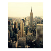 New- York CitySkyline-Stadtmitte Postkarten