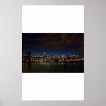 New York Nacht Plakat