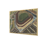 New York, NY - Yankee Stadium von der Luft #1 Gespannter Galeriedruck