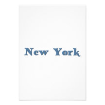 New York Personalized Announcement