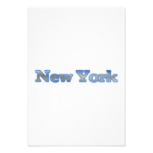 New York Personalized Invite