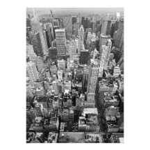 New York von oben Personalisierte Ankündigungskarten